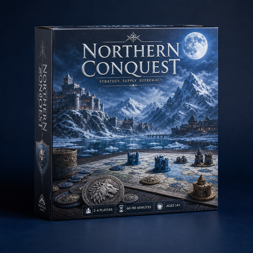 Northern Conquest board game box