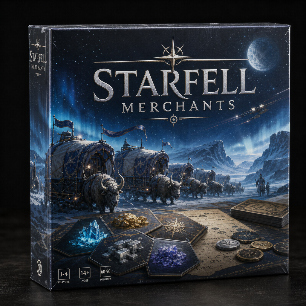 Starfell Merchants board game box